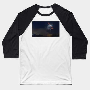 Fireworks at night in summer Baseball T-Shirt